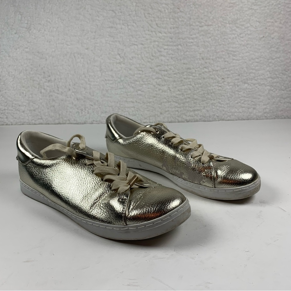 Ted Baker London Ellizah Gold Women's Comfort Shoe Size‎ 7 Sneakers 7164.